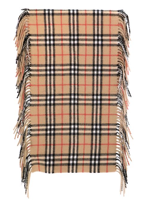 Fringed Scarf BURBERRY | 8079995ARCHIVE BEIGE